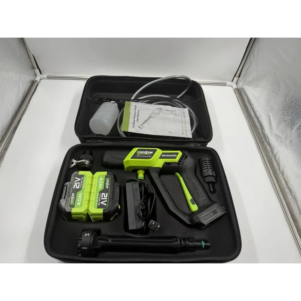 Highsam Cordless Handheld Washer,1500PSI Brushless Portable Cleaning Tool | 2...
